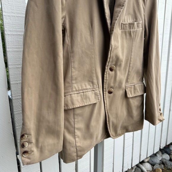 Old Navy | Cotton Tan Blazer | Men’s S EUC - Picture 7 of 14